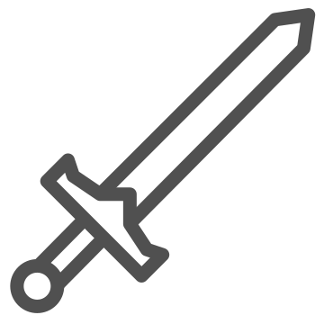 Ancient, military, sword icon
