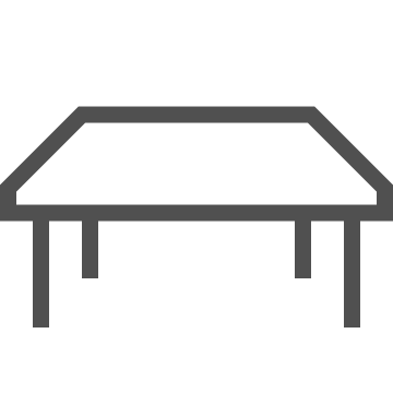Desk, dining table, flat surface icon