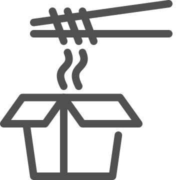 asian cuisine, chopsticks, delivery