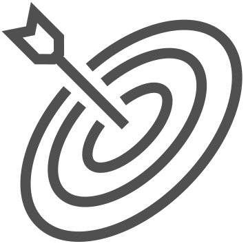Accuracy, archery, arrow icon