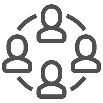 Collaboration, cooperation, group icon