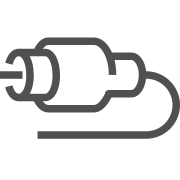 Av equipment, cable, connection icon