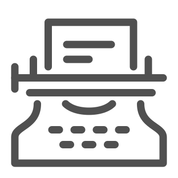 Communication, document, keyboard icon