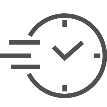 Clock, deadline, fast icon