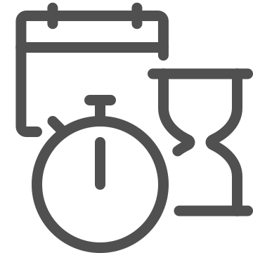 Chronometer, clock, countdown icon