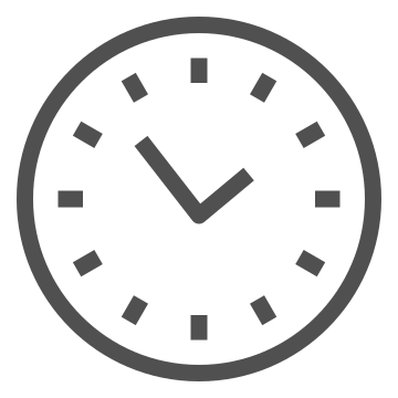 Clock, hours, minutes icon