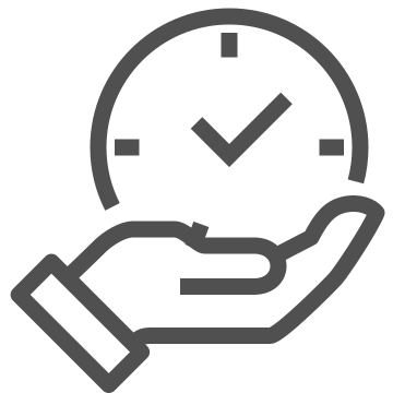 Clock, deadline, hand icon
