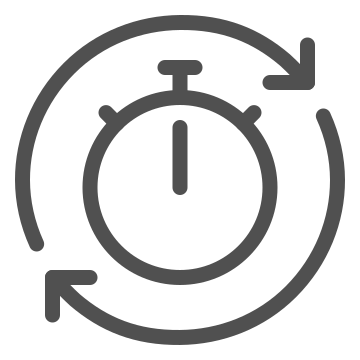 Chronometer, clock, countdown icon