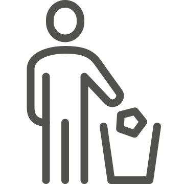 Bathroom, hygiene, male icon