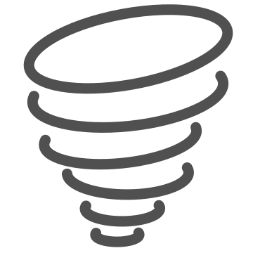 Cyclone, disaster, storm icon