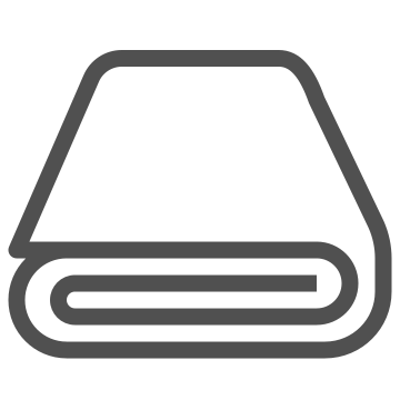 Bathroom, cleaning, fabric icon