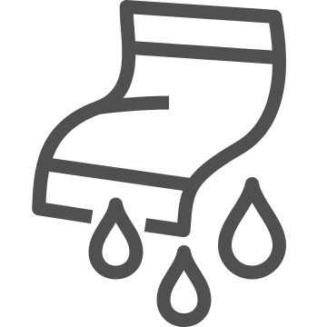 Absorbent, drying, hygiene icon