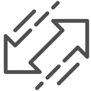Arrow, detour, direction icon
