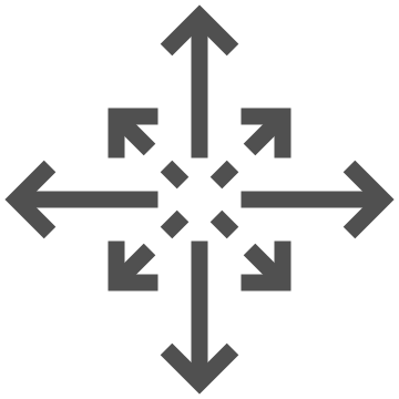 Abstract, arrows, directions icon