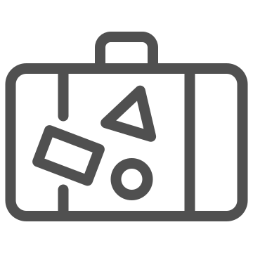 Adventure, baggage, luggage icon