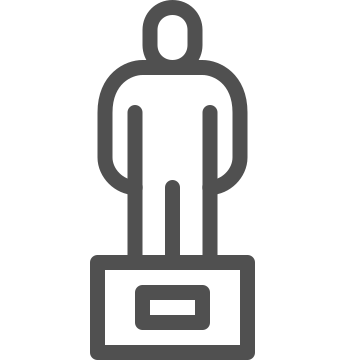 Achievement, award, champion icon
