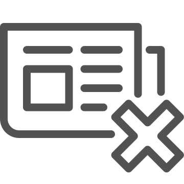 Cancel, close, cross icon