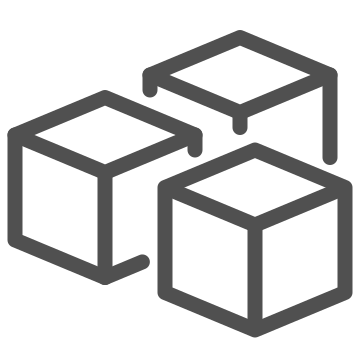 3d, abstract, block icon