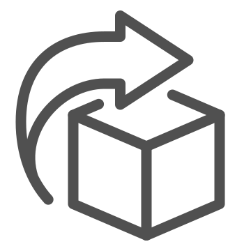 Abstract, arrow, block icon