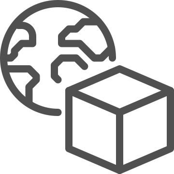 Abstract product, block, box icon