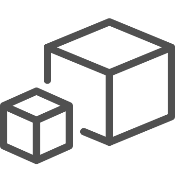 3d, abstract, block icon