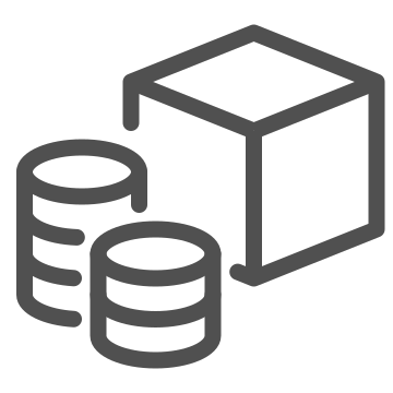 Abstract, block, component icon
