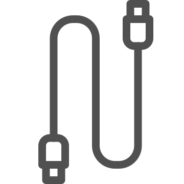 Accessory, cable, charging icon