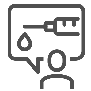 Healthcare, immunization, injection icon