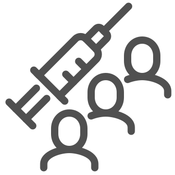 Clinic, dose, group icon