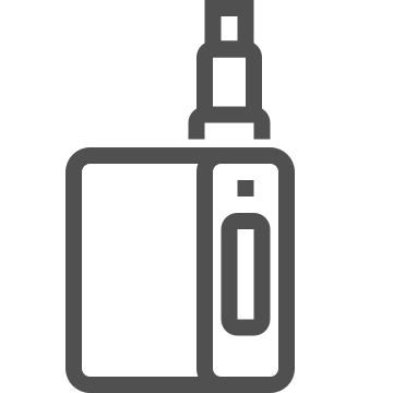 E-cigarette, electronic cigarette, vape icon