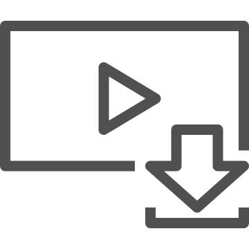 Download, media, multimedia icon