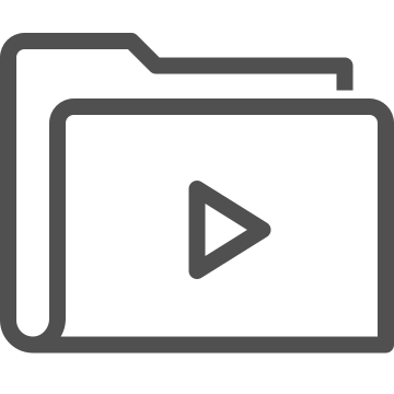 File, folder, multimedia icon