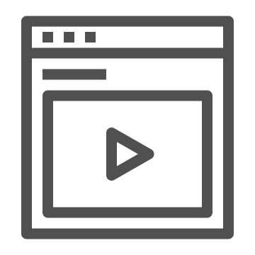 Film, media, multimedia icon