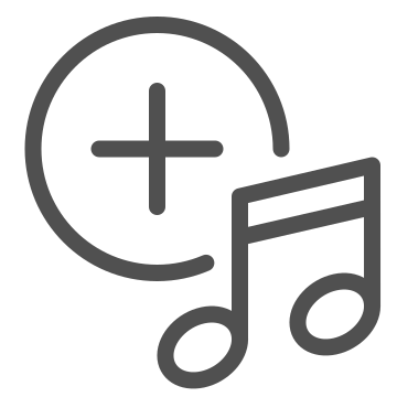 Audio, control, increase icon