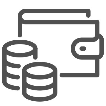 Cash, currency, finance icon