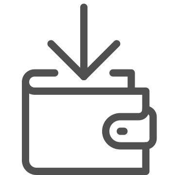 Cash, finance, money icon