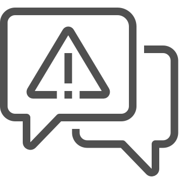 Alert, caution, danger icon