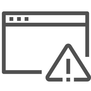Alert, caution, exclamation icon
