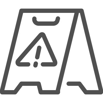 Alert, caution, danger icon