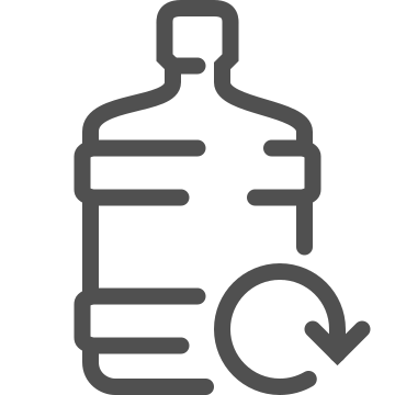 Bottle, container, environment icon