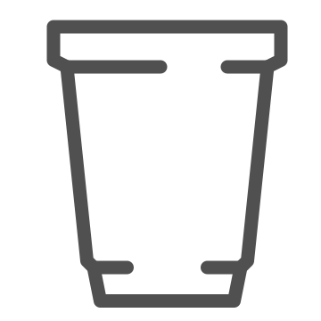 Beverage, container, cup icon