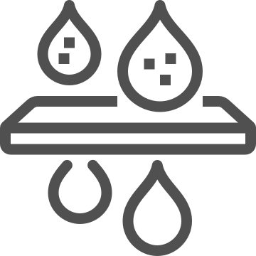 Cleanse, drops, hydrate icon
