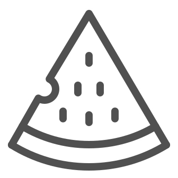 Fruit, refreshing, seeded icon