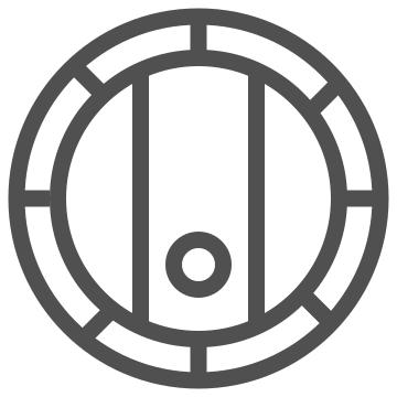 Barrel, cellar, fermentation icon