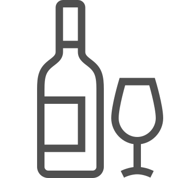Alcohol, beverage, bottle icon
