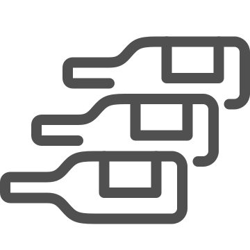 Alcohol, beverage, bottle icon