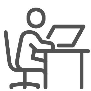 chair, computer, desk