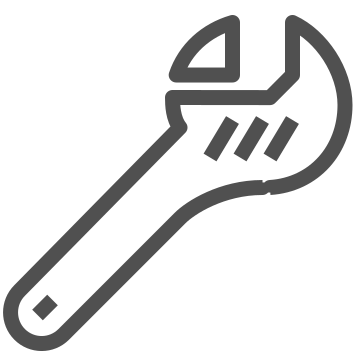 Adjustable, hardware, maintenance icon