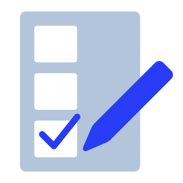 Checklist, edit, form icon