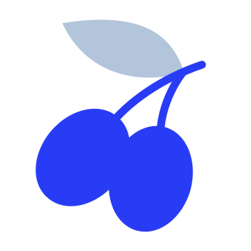 Cherry, fruit, berries icon
